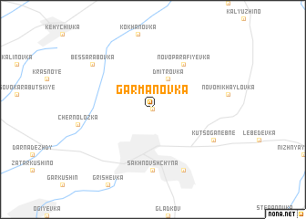 map of Garmanovka