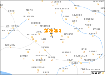 map of Garmāwa