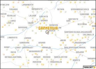 map of Garmendía