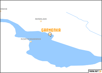 map of Garmenka