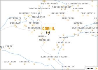 map of Garmīl