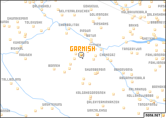 map of Garmīsh