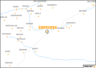 map of Garm Kash