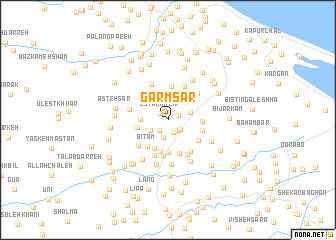 map of Garm Sar