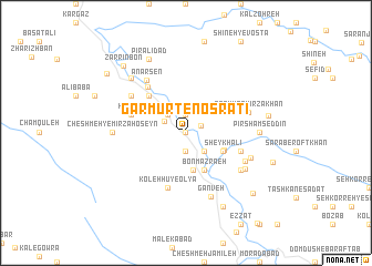 map of Garmūrt-e Noşratī