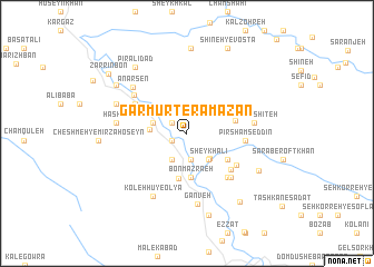 map of Garmūrt-e Ramaẕān