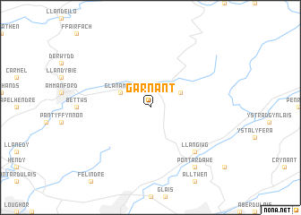 map of Garnant