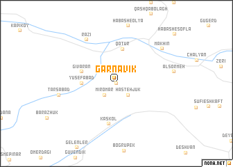 map of Garnāvīk