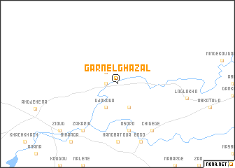 map of Garn el Ghazal