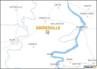 map of Garnerville