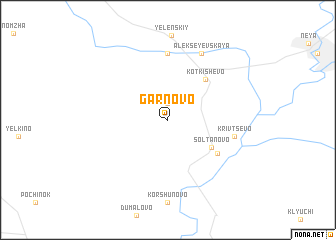 map of Garnovo