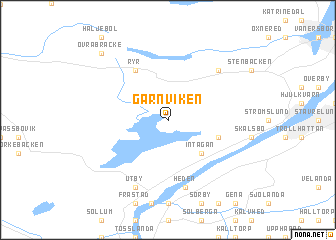 map of Garnviken