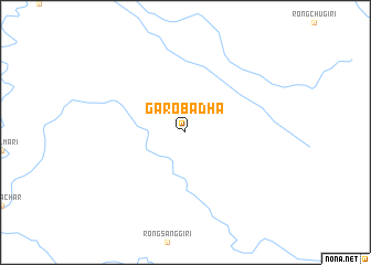 map of Garobādha