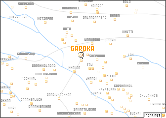 map of Garoka