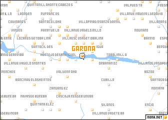 map of Garoña