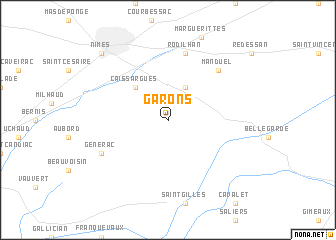 map of Garons