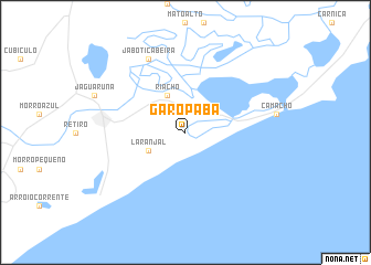 map of Garopaba