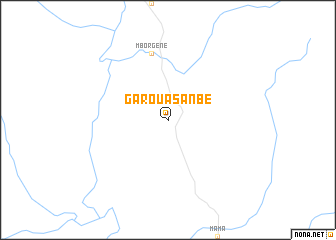 map of Garoua Sanbé