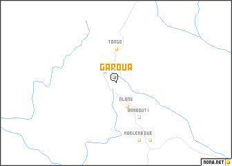 map of Garoua