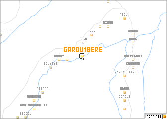 map of Garou-Mberé