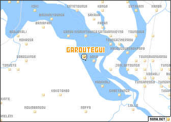 map of Garoutégui