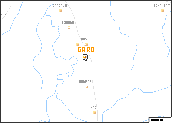 map of Garo