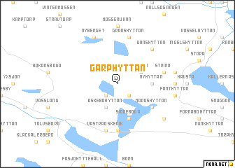 map of Garphyttan