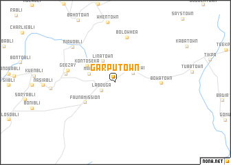 map of Garpu Town