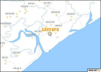 map of Garrafa