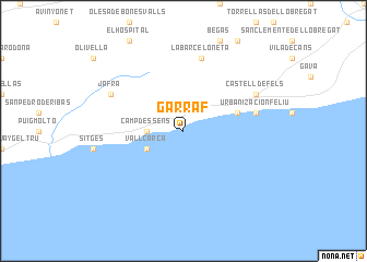 map of Garraf