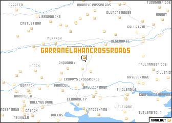 map of Garranelahan Cross Roads