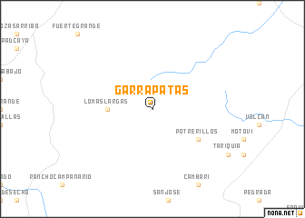 map of Garrapatas