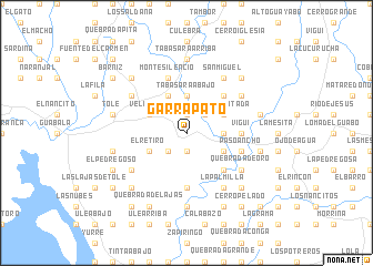 map of Garrapato