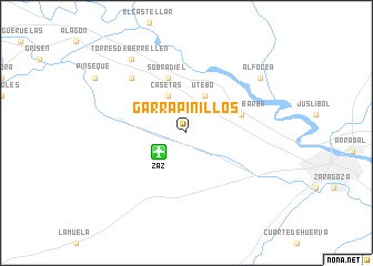 map of Garrapinillos