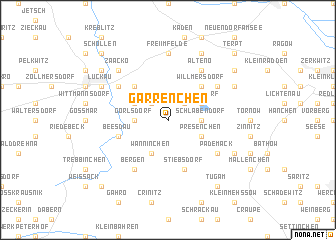 map of Garrenchen