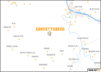 map of Garretts Bend