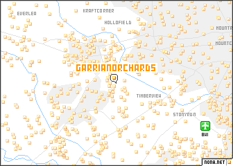 map of Garrian Orchards