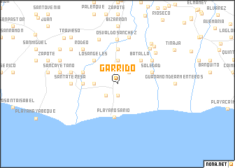 map of Garrido