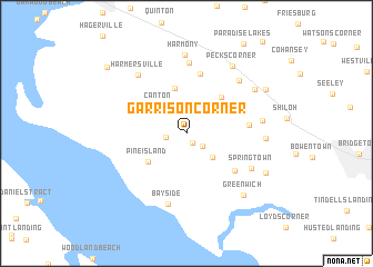 map of Garrison Corner