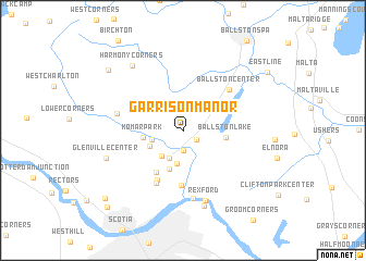 map of Garrison Manor