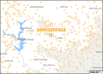 map of Garrison Ridge