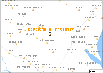 map of Garrisonville Estates