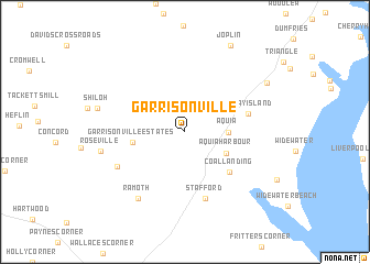 map of Garrisonville