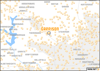 map of Garrison