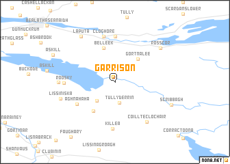 map of Garrison