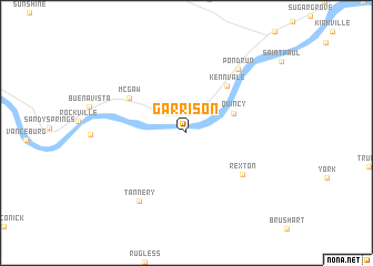 map of Garrison