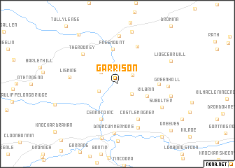 map of Garrison