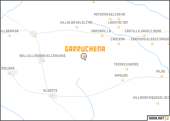 map of Garruchena