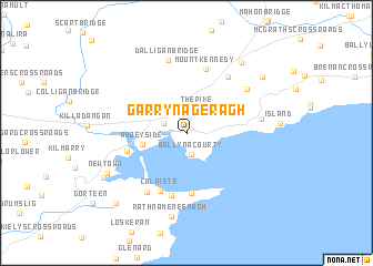 map of Garrynageragh