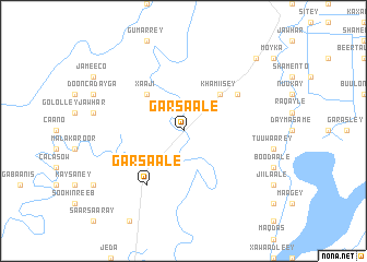 map of Garsaale